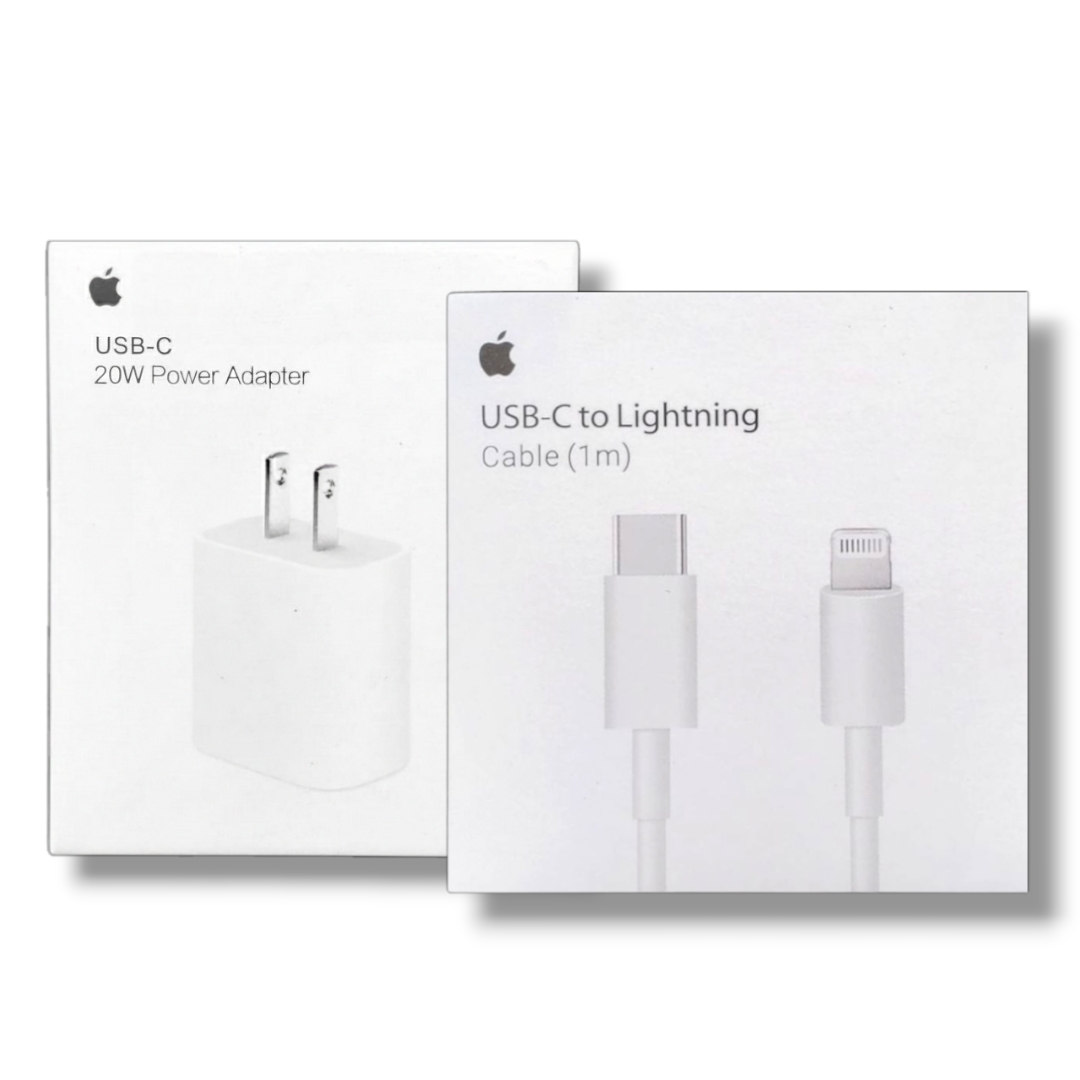 Cargador iPhone 20W- USB C-Lightning (1m)